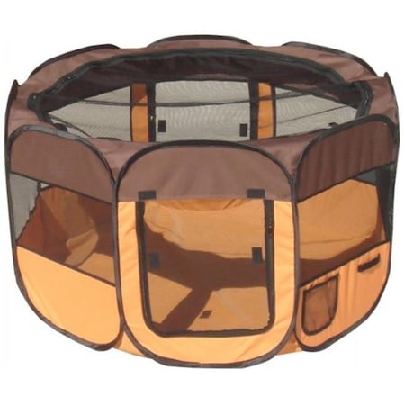 Pet Life Llc Pet Life LLC 1PPBOMD All-Terrain' Lightweight Easy Folding Wire-Framed Collapsible Travel Pet Playpen 1PPBOMD